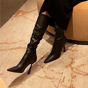 Gia Borghini Rosie 8 Black Boots